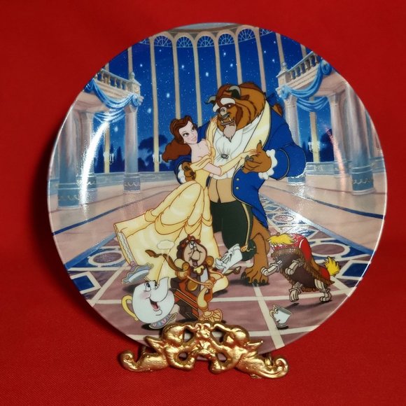 Decorative Plate Loves First Dance Disneys Beauty And The Beast Collector Plate - Picture 10 of 12